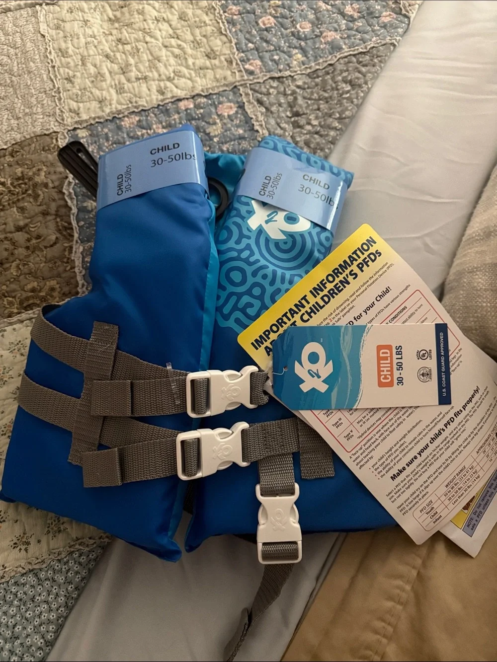 Kids Blue Child Life Jacket - 30-50 lbs